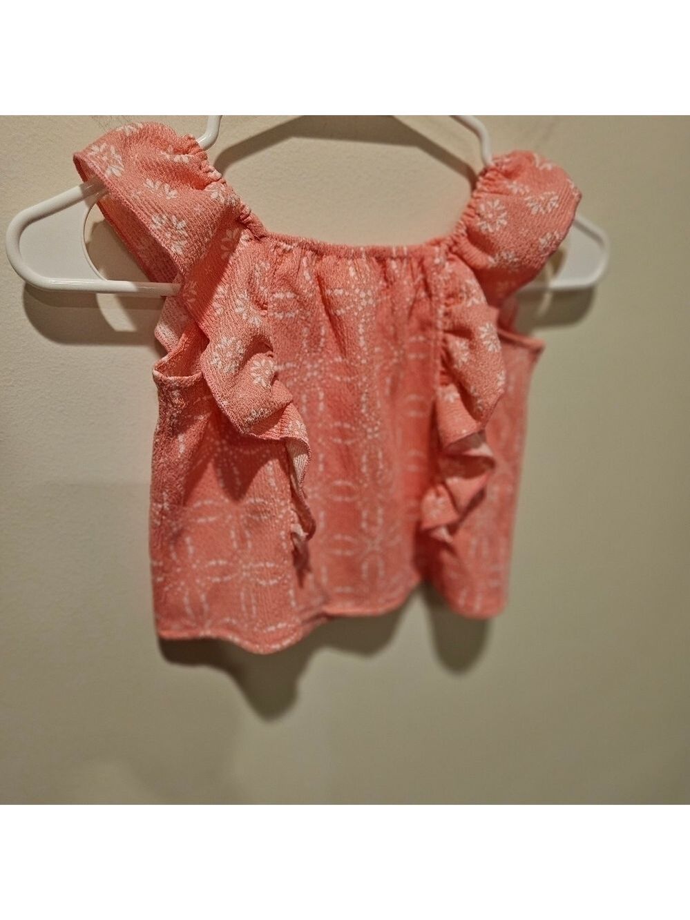 BTWEEN NWT GIRL'S PINK & WHITE FLORAL SHORT & TOP SET SIZE 4 - Picture 2 of 11
